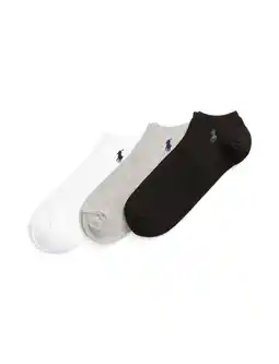 Wehkamp Ralph Lauren sneakersokken met logo - multi (set van 3) aanbieding