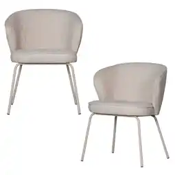 Wehkamp WOOOD eetkamerstoel Admit (set van 2) aanbieding