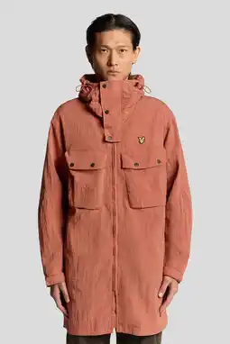 Wehkamp Lyle & Scott parka brique aanbieding