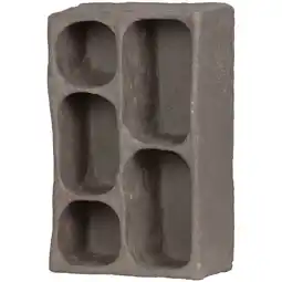 Wehkamp WOOOD Clay Wandkastje - Papier Mache - Grijs - 70x45x23 (70x45x23 cm) aanbieding