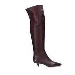Wehkamp Sacha leren overknee laarzen bordeaux aanbieding