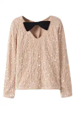 Wehkamp NAME IT KIDS blousetop ecru met pailletten aanbieding