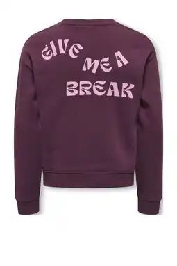 Wehkamp KIDS ONLY GIRL sweater donkerrood aanbieding