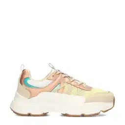 Wehkamp POSH by Poelman Ayoki chunky sneakers geel/roze aanbieding