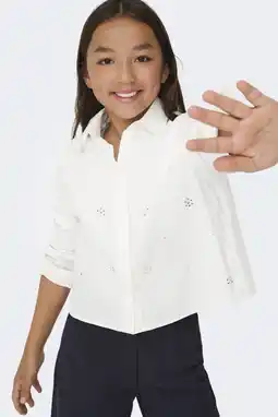 Wehkamp KIDS ONLY GIRL blouse wit aanbieding