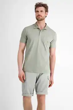 Wehkamp LERROS regular polo groen aanbieding