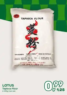 Amazing Oriëntal Lotus Tapioca Flour aanbieding