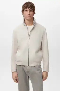 Wehkamp Mango Man tussenjas beige aanbieding