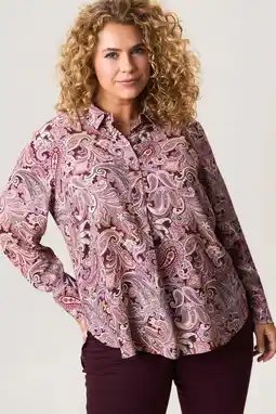 Wehkamp Miss Etam Plus blouse paars aanbieding