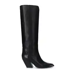 Wehkamp Sacha leren cowboylaarzen zwart aanbieding