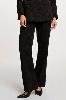 Wehkamp Morgan bootcut regularwaist broek zwart aanbieding