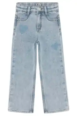 Wehkamp Daily7 wide leg jeans light blue denim aanbieding