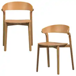 Wehkamp WOOOD eetkamerstoel (set van 2) Cras aanbieding