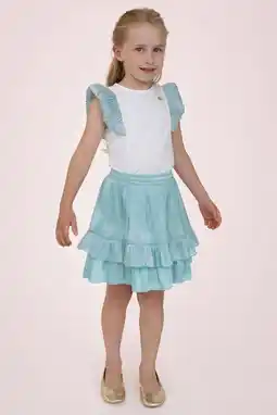 Wehkamp Le Chic mini rok lichtblauw aanbieding