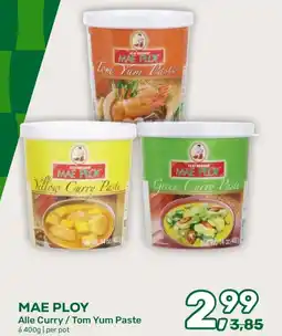 Amazing Oriëntal Mae Ploy Alle Curry / Tom Yum Paste aanbieding