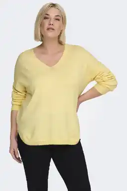 Wehkamp ONLY CARMAKOMA pullover gebreid aanbieding