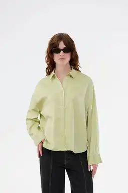 Wehkamp Modström blouse lichtgroen aanbieding
