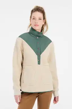 Wehkamp Protest sweater Cyber beige/groen aanbieding