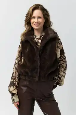 Wehkamp LabeL DOT gilet bruin aanbieding