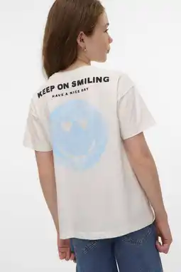 Wehkamp VERO MODA GIRL T-shirt wit aanbieding