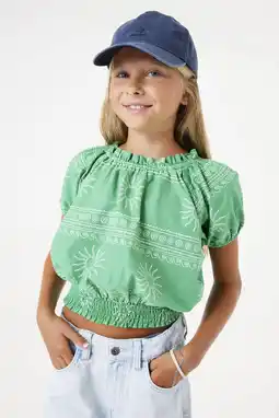 Wehkamp Garcia blousetop groen aanbieding