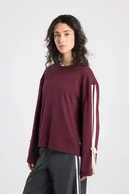Wehkamp America Today gestreepte top rood aanbieding