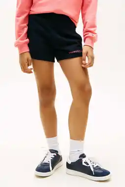 Wehkamp Tommy Hilfiger sweatshort donkerblauw aanbieding