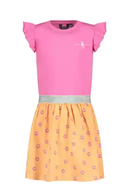 Wehkamp Quapi zomerjurk met glitter oranje aanbieding