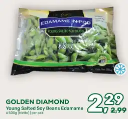 Amazing Oriëntal Golden diamond Young Salted Soy Beans Edamame aanbieding