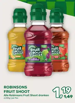 Amazing Oriëntal Robinsons fruit shoot dranken aanbieding