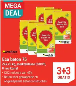 Pontmeyer Weber Eco beton 75 aanbieding