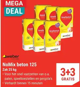 Pontmeyer NoMix beton 125 aanbieding