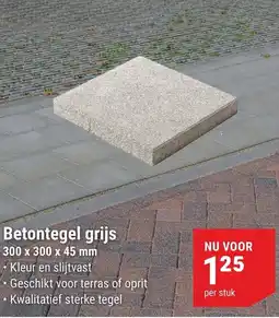Pontmeyer Betontegel grijs aanbieding