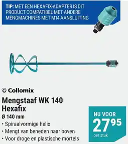 Pontmeyer Mengstaaf WK 140 Hexafix aanbieding