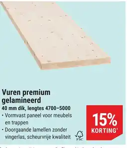 Pontmeyer Vuren premium gelamineerd aanbieding