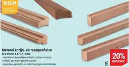 Pontmeyer Meranti kozijn- en raamprofielen aanbieding