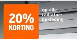 GAMMA op alle radiator- bekleding aanbieding
