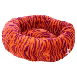 Pets Place Dogguo Zebra Round Bed - Hondenmatras - Ø50 cm Magenta Oranje S aanbieding