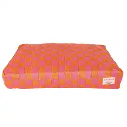 Pets Place Dogguo Block Flat Bed - Hondenmatras - 80x50 cm Pink Oranje M aanbieding