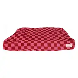 Pets Place Dogguo Block Flat Bed - Hondenmatras - 100x60 cm Bordeaux Pink L aanbieding