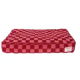 Pets Place Dogguo Block Flat Bed - Hondenmatras - 80x50 cm Bordeaux Pink M aanbieding