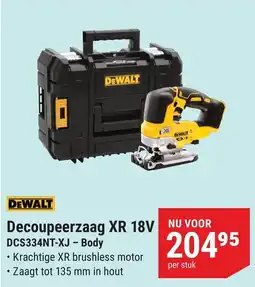 Pontmeyer DeWalt Decoupeerzaag XR 18V aanbieding