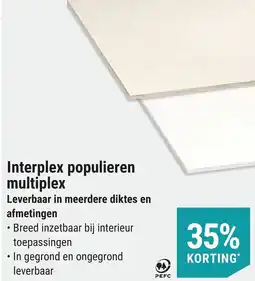 Pontmeyer Interplex Populieren Multiplex aanbieding