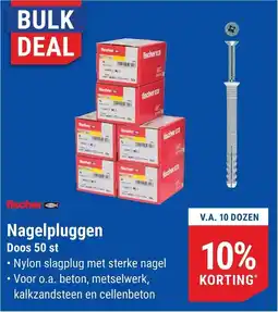 Pontmeyer Fischer Nagelpluggen aanbieding