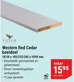 Pontmeyer Totem Western Red Cedar Boeideel aanbieding