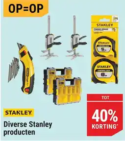 Pontmeyer Stanley Diverse Stanley producten aanbieding