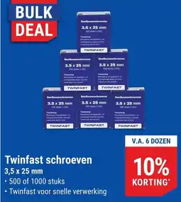 Pontmeyer Twinfast Schroeven aanbieding