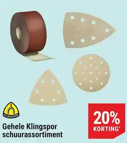 Pontmeyer Gehele Klingspor Schuurassortiment aanbieding