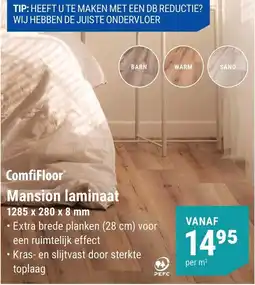 Pontmeyer ComfiFloor Mansion Laminaat aanbieding