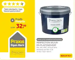 Praxis Perfection Muur en Plafondverf aanbieding